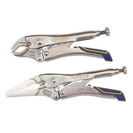 Irwin Irwin 586-IRHT82571 6 in. Linesman & 5 in. Curved Jaw Fast Release Locking Pliers 586-IRHT82571